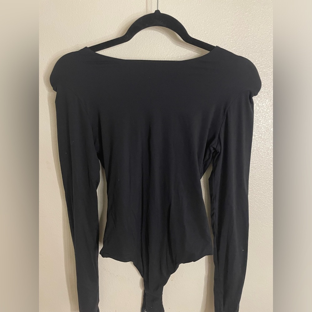 Pumiey Black Bodysuit